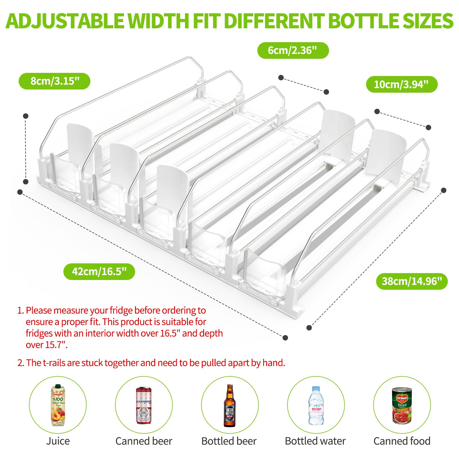 Coanto adjustable-width design showing fit for varied bottle sizes
