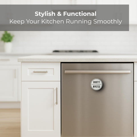 Coastville rotatable dishwasher sign lets you switch clean or dirty without lifting.
