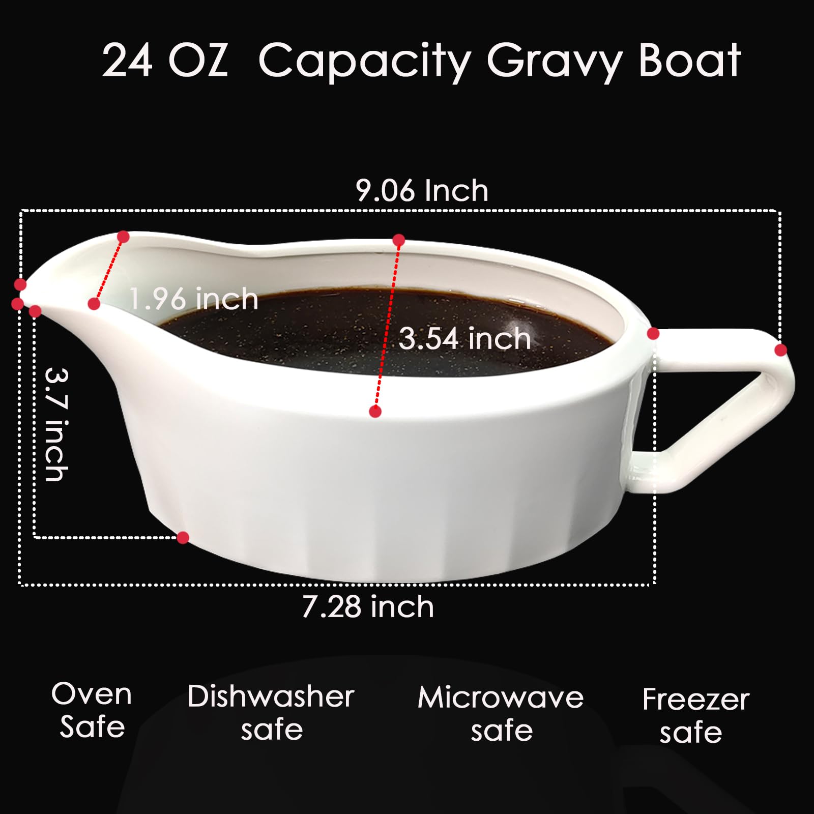 Cobata sauce boat with elegant design for stylish table setup