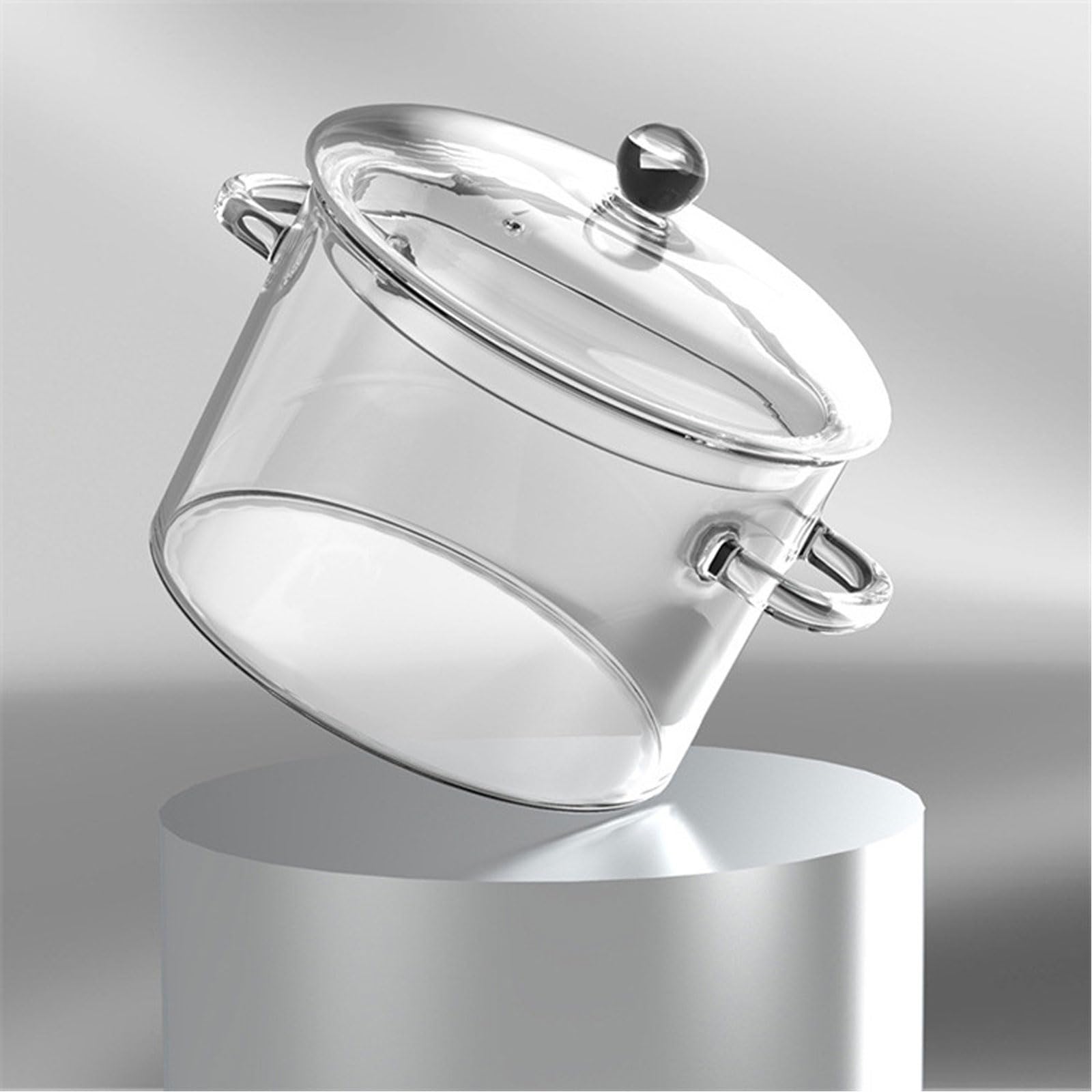 COBKSXUEP lightweight yet durable glass pot for everyday cooking.