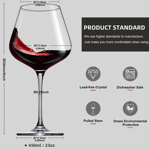 coccot burgundy glass wide bowl enhances aroma and flavor perception.