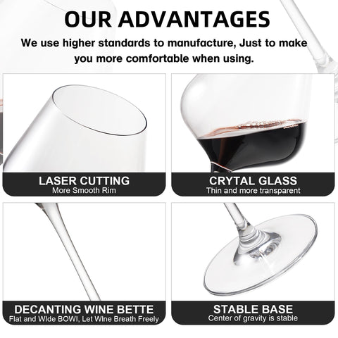 coccot edge chime crystal wine glass produces a subtle musical note.