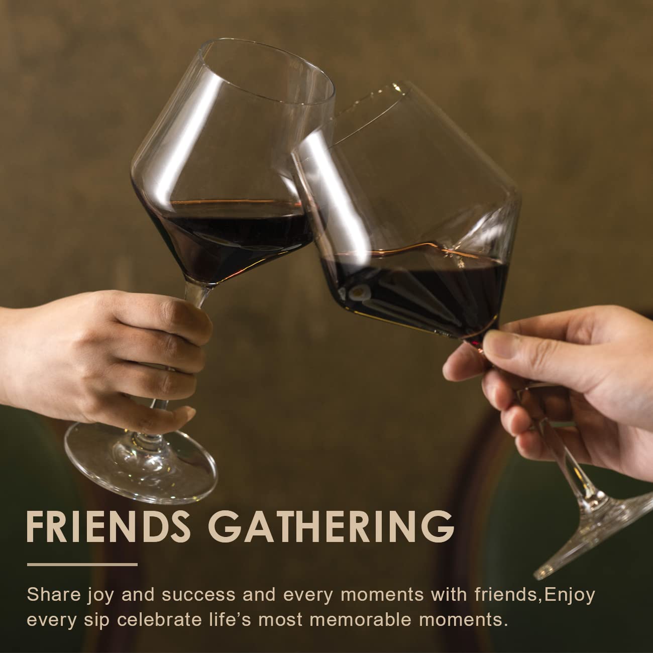 Coccot lead-free crystal glass for safe, pure pours.