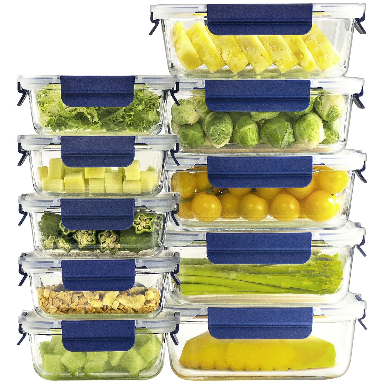Coccot oven-safe glass withstands reheating with lid removed.