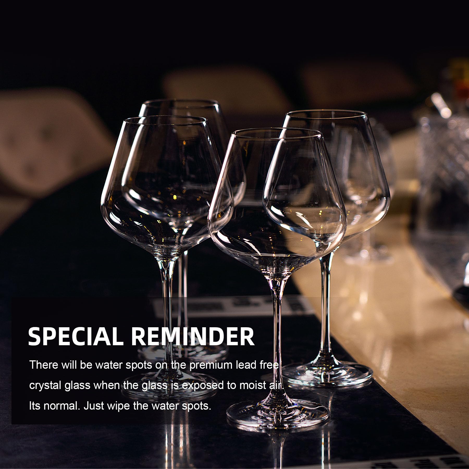 coccot sleek stem crystal wine glass adds elegance to tables.