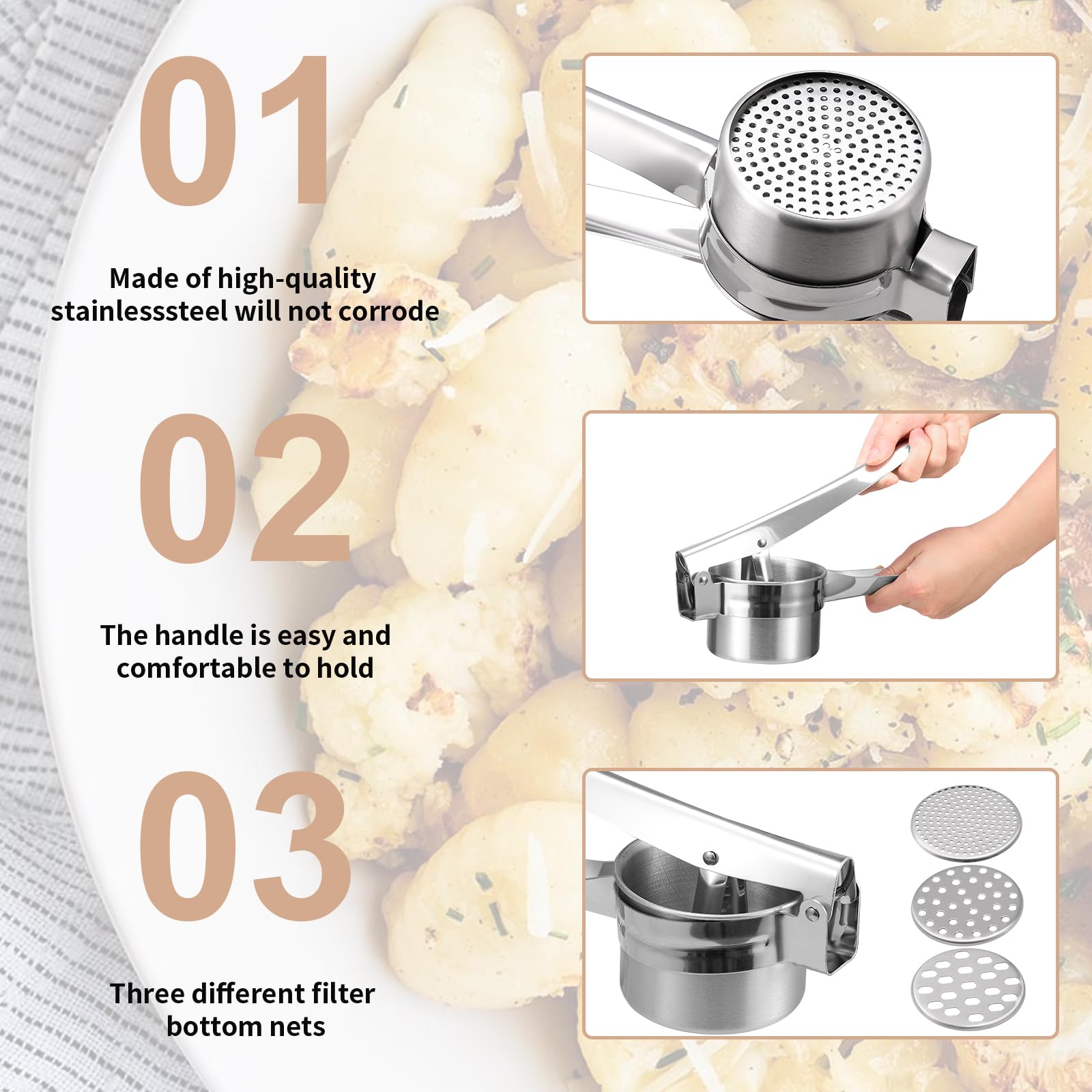 Cocfrss ravioli cutter for perfectly shaped pockets