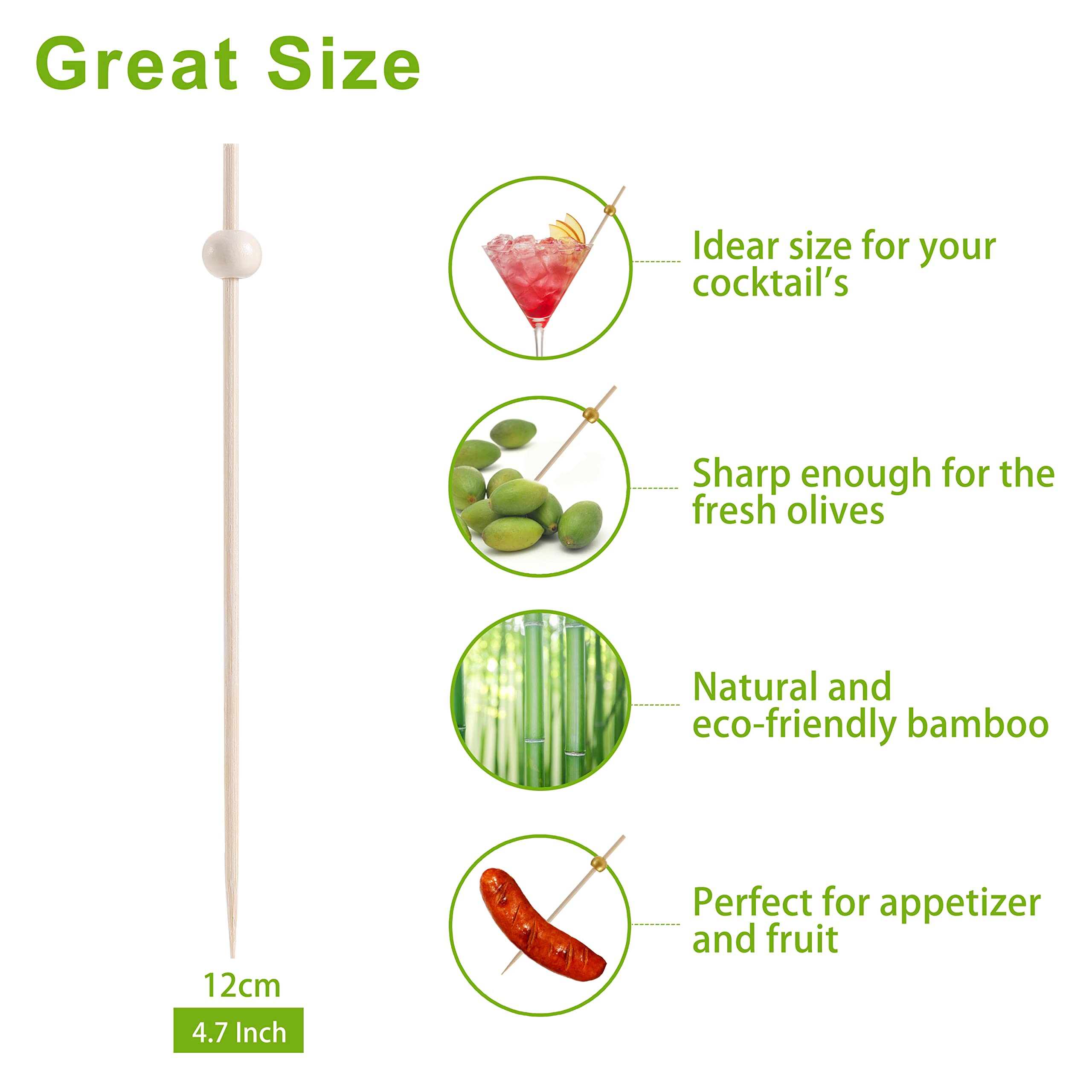 CockStixs olive-cherry-picks offer convenient bites for drinks and apps.