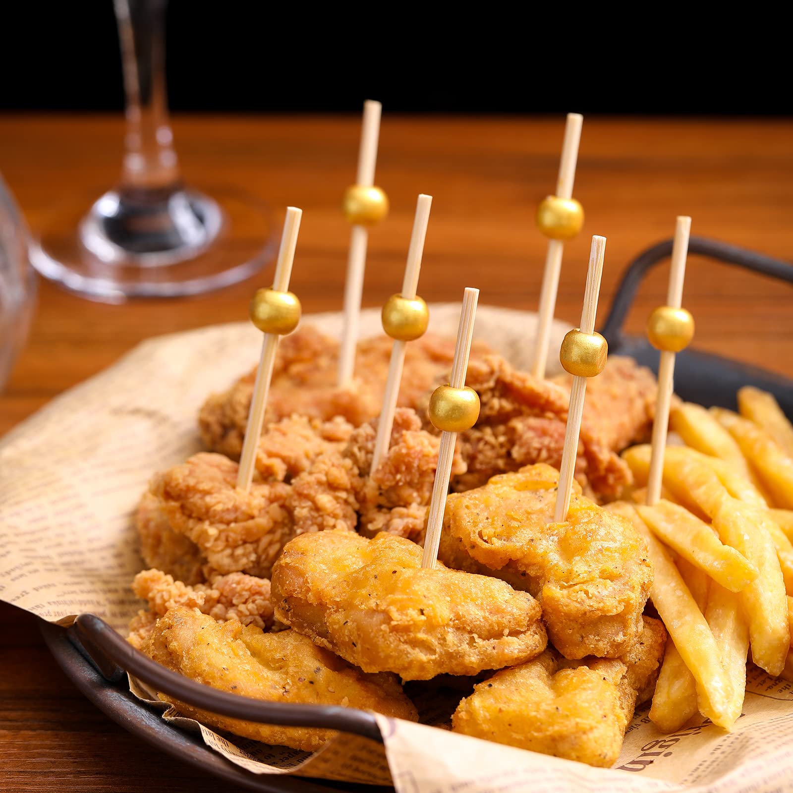 CockStixs wedding decor picks add a classy touch to hors d'oeuvres