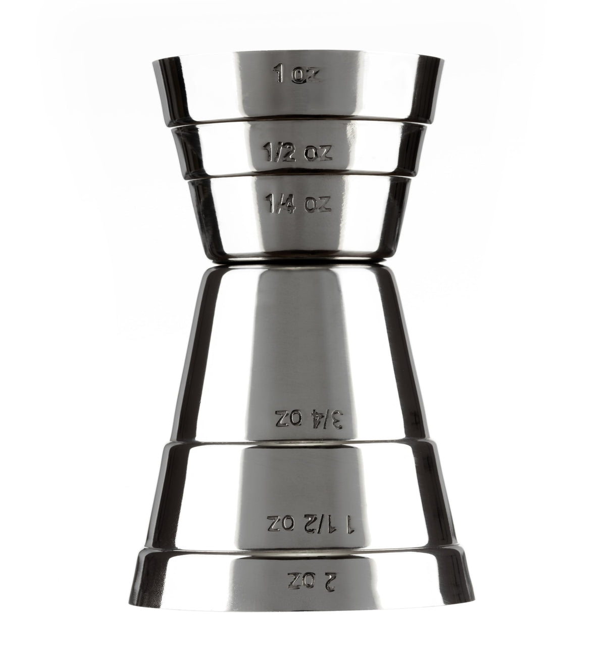 Cocktail Farmer US Standard Jigger with stepped sides for clear measurements