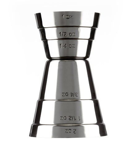 Cocktail Farmer US Standard Jigger with stepped sides for clear measurements