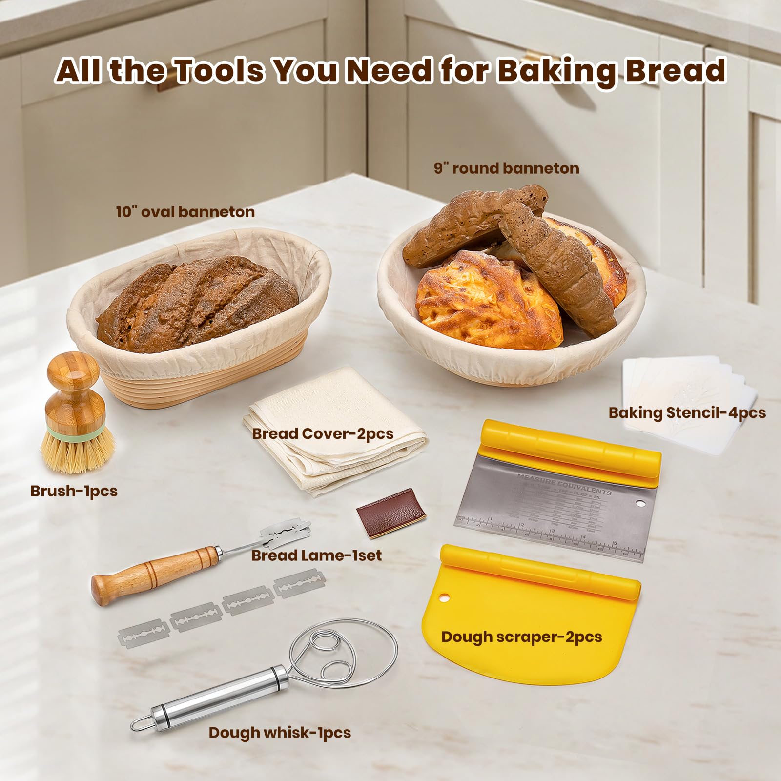 Codogoy linen liner offers easy release and quick cleanup after proofing