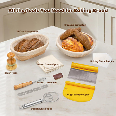 Codogoy linen liner offers easy release and quick cleanup after proofing