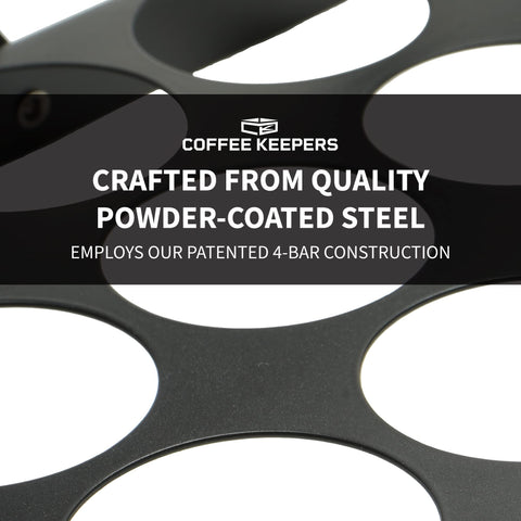 COFFEEKEEPERS compact Keurig pod storage under cabinet for small spaces