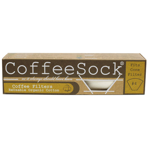 CoffeeSock American-made filter fabric highlights durable, sustainable materials.