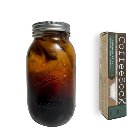 CoffeeSock American-made filter emphasizing durable, high-quality construction.