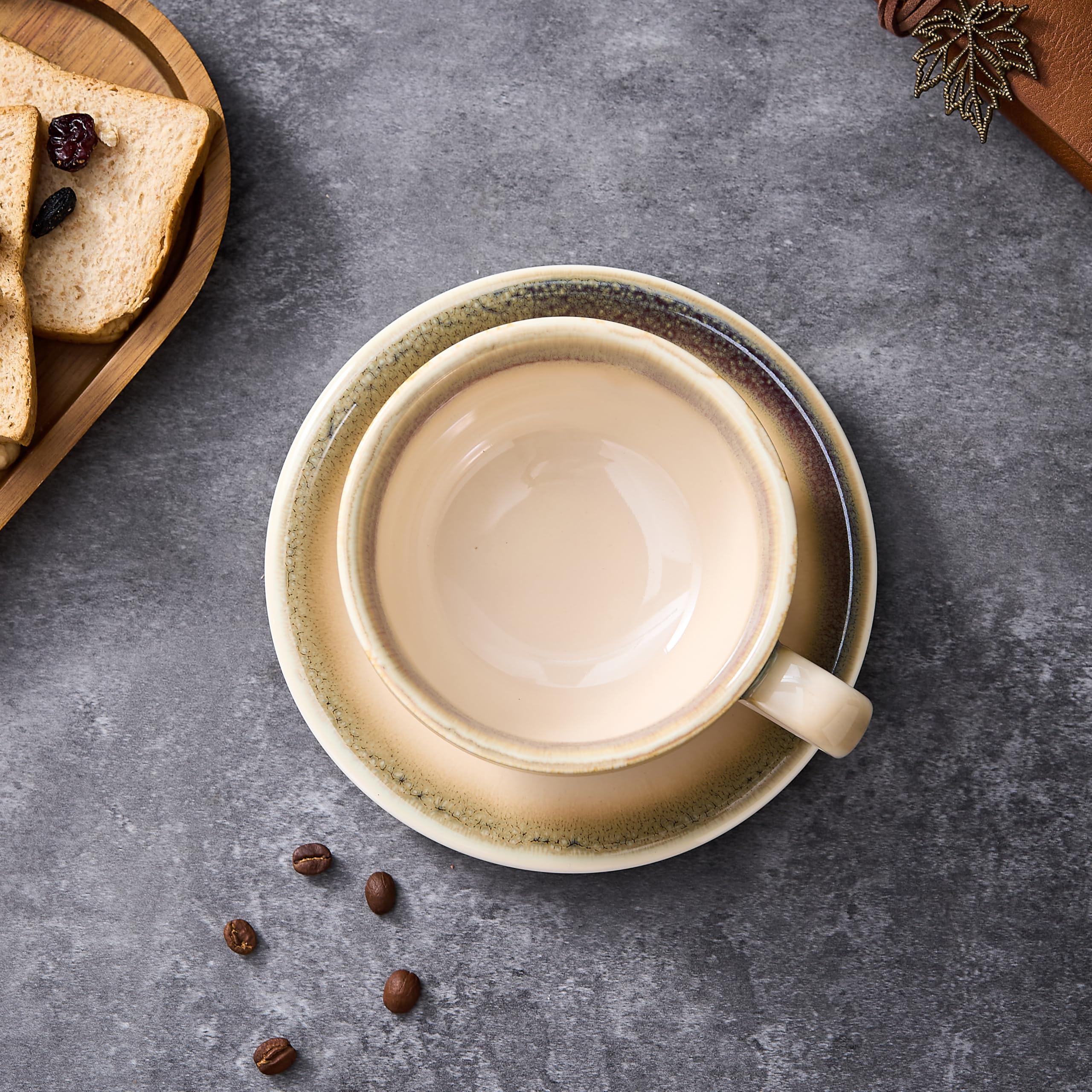 Coffeezone 12oz cappuccino cup emphasizing heat retention for longer sipping