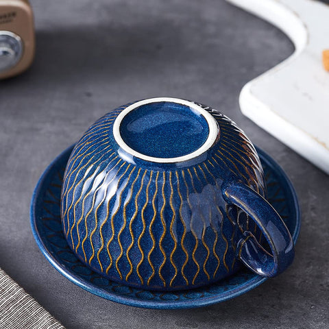 Coffeezone thick body ceramic mug keeps drinks warm and flavorful