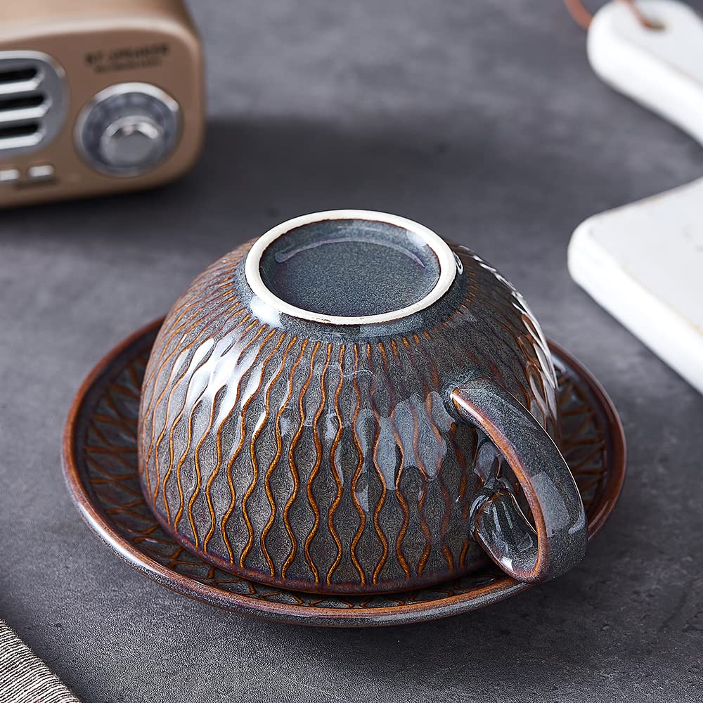 Coffeezone thick ceramic body helps retain heat and flavor in each cup.