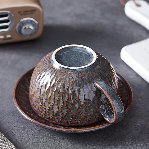 Coffeezone thick ceramic body helps retain heat and flavor in each cup.