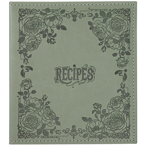 COFICE recipe book with dark green cover for elegant organization