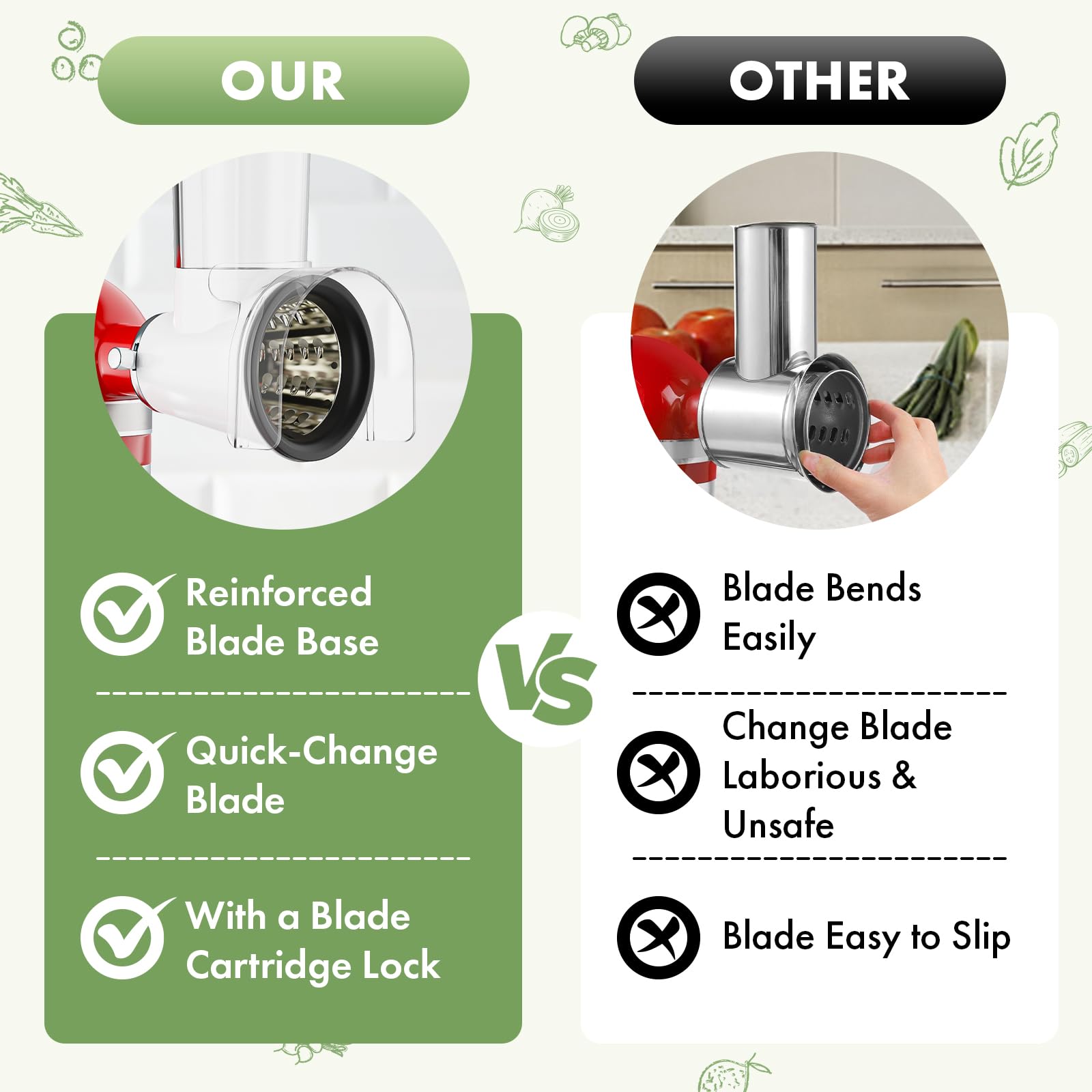 Dishwasher-safe components simplify post-use cleanup