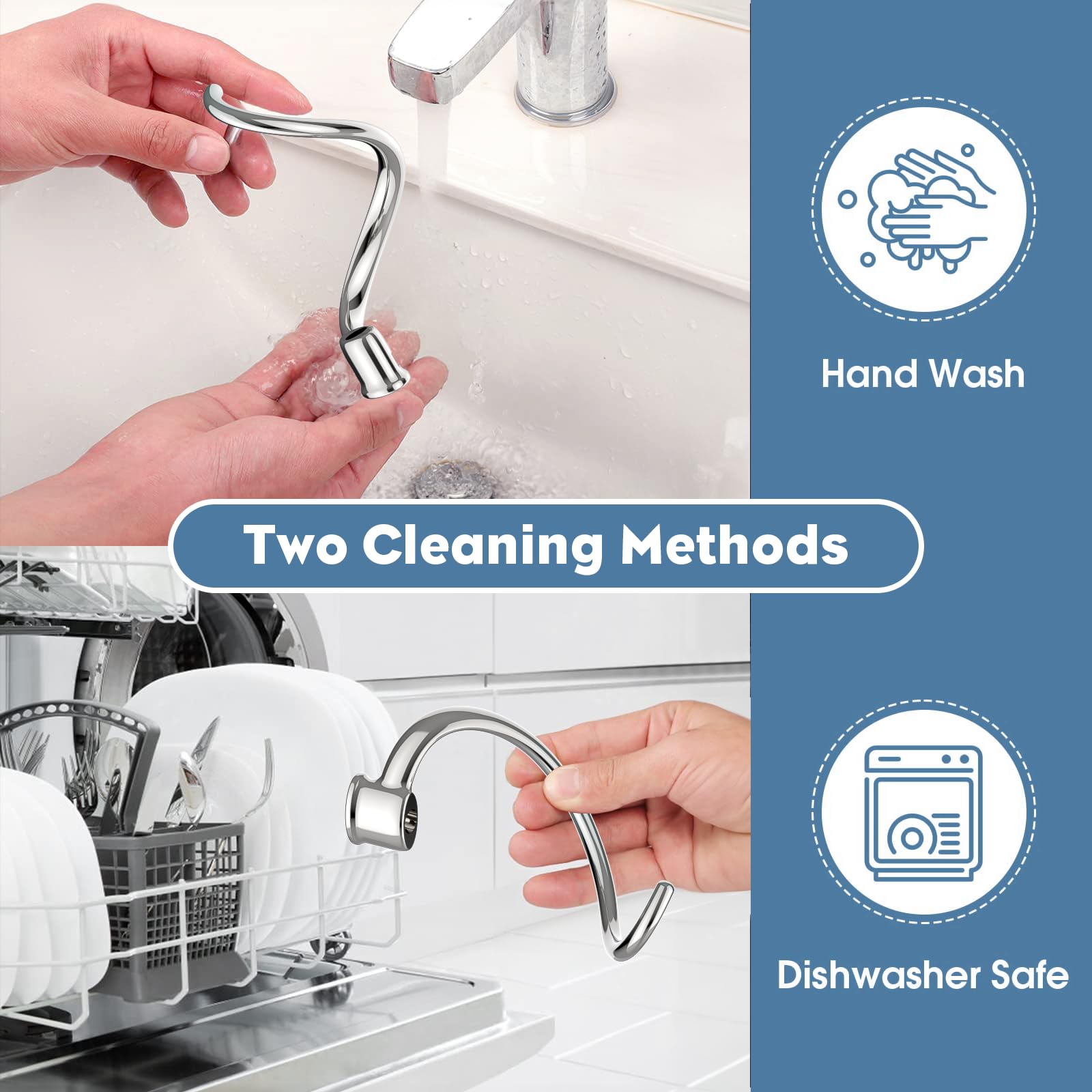 Cofun easy-clean surface ensures hygienic use after mixing.