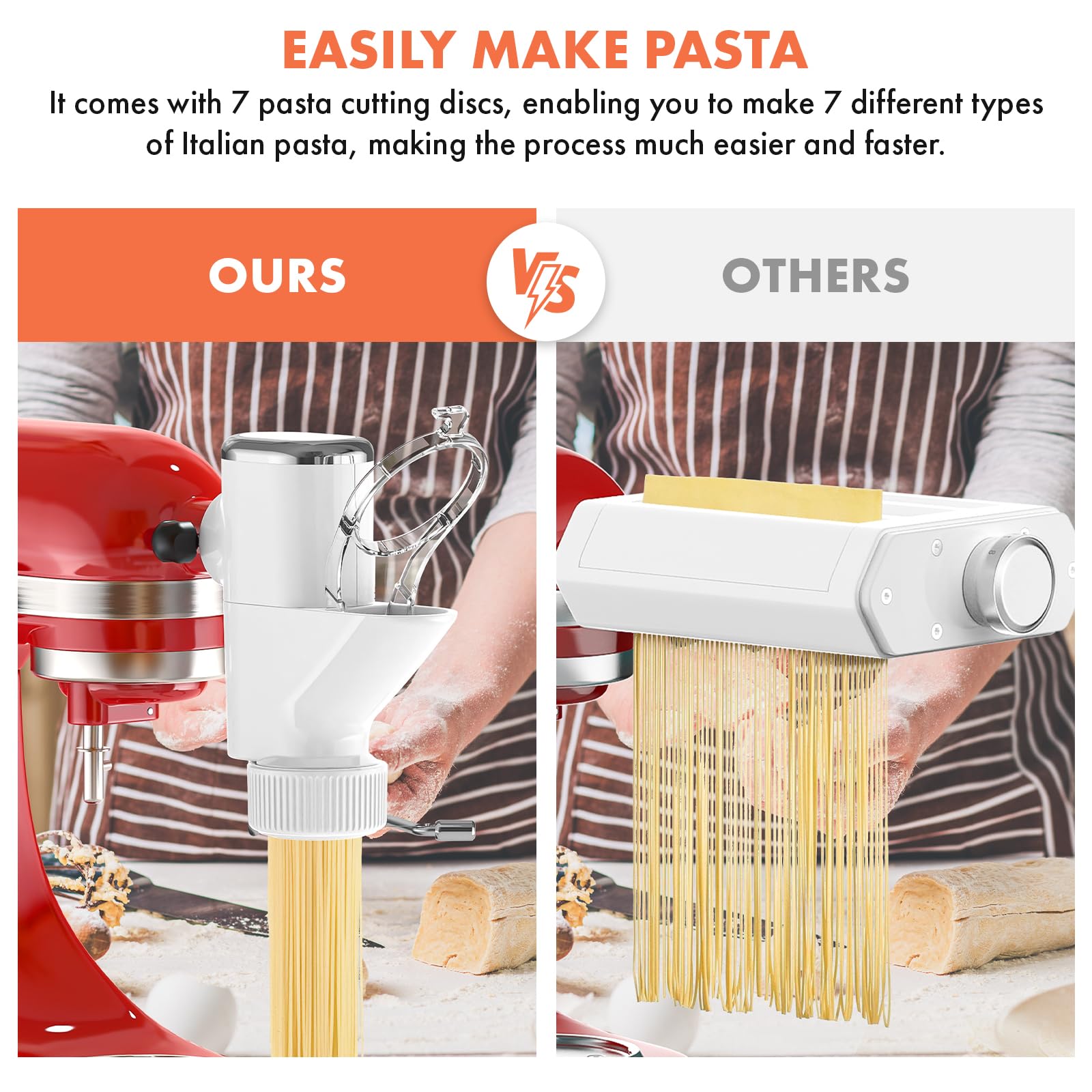 Cofun pasta press storage case keeps accessories neatly stored