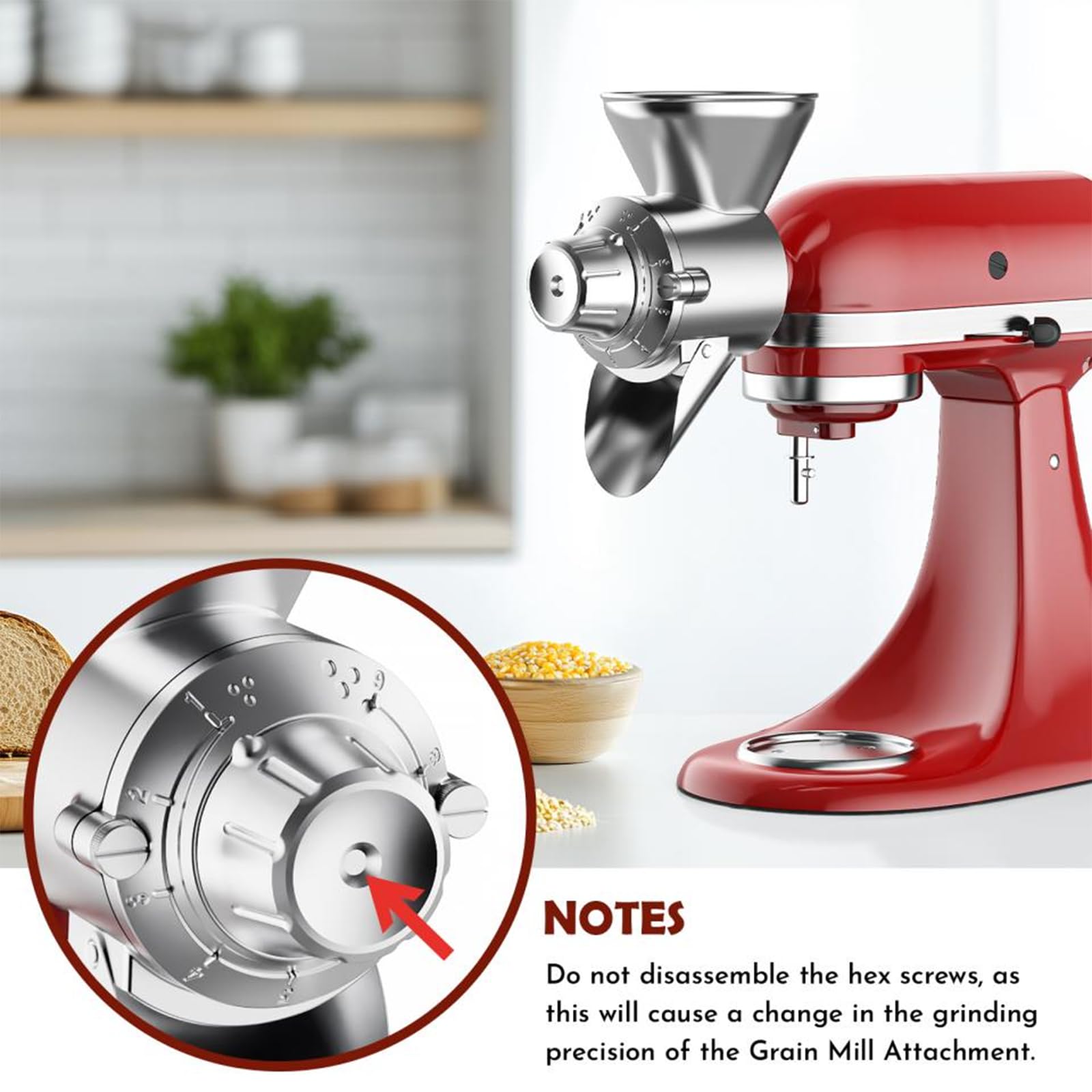Cofun grain mill delivers consistent texture for baking and brewing experiments