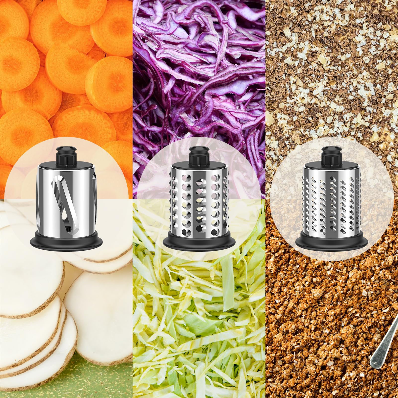 Included pusher tool with the Cofun slicer shredder