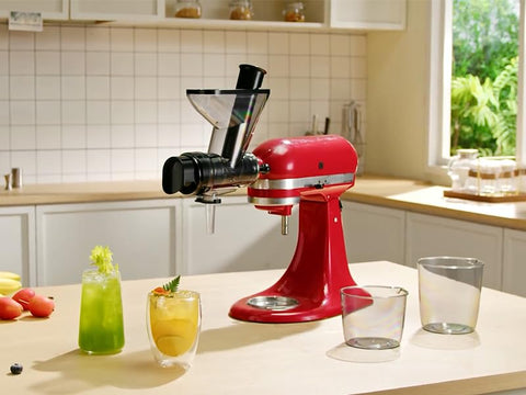Cofun juicer attachment cleans easily with removable parts and included brush