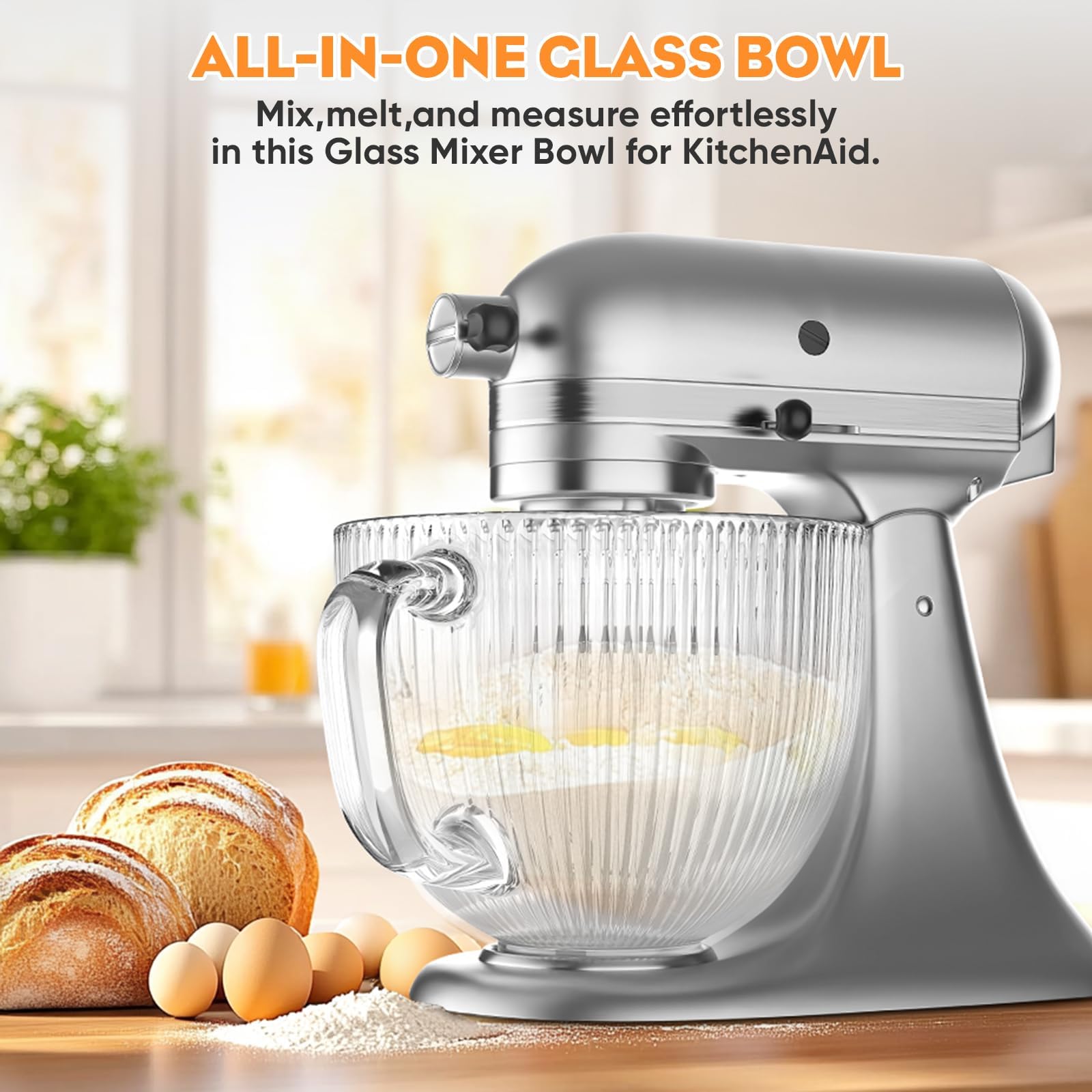 Cofun mixer bowl pour spout enabling controlled pouring and reduced spills