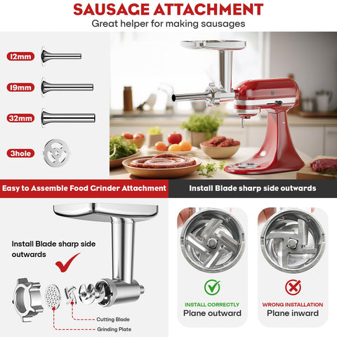 Cofun sausage stuffing tubes allow easy, clean sausage filling.