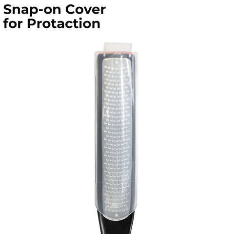 Cohesion Etched Zester & Grater Set 2 versatile tool for citrus, cheese, and more.