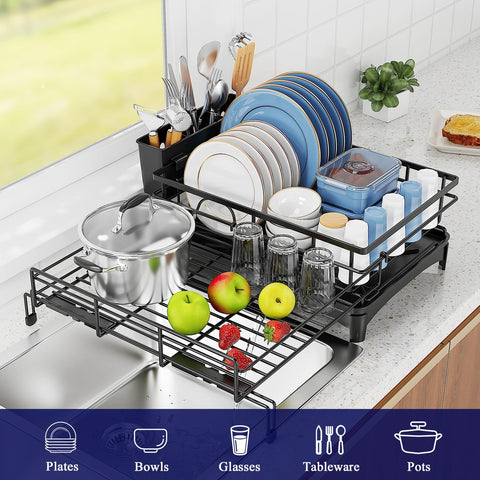 COHOSEGE durable rack supports everyday dish loads with stability