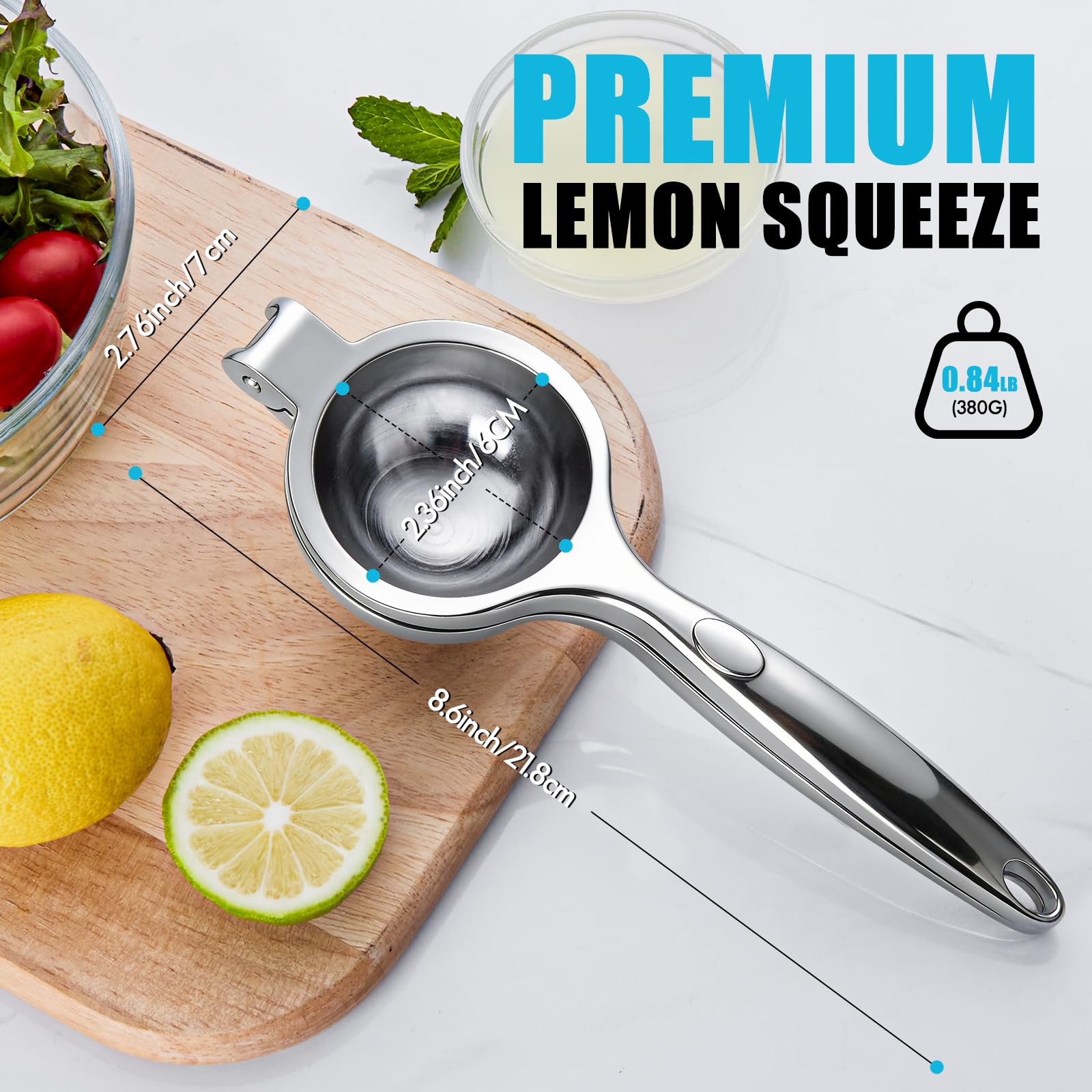 COKORA Lemon Squeezer ergonomic design supports comfortable use during juicing sessions.