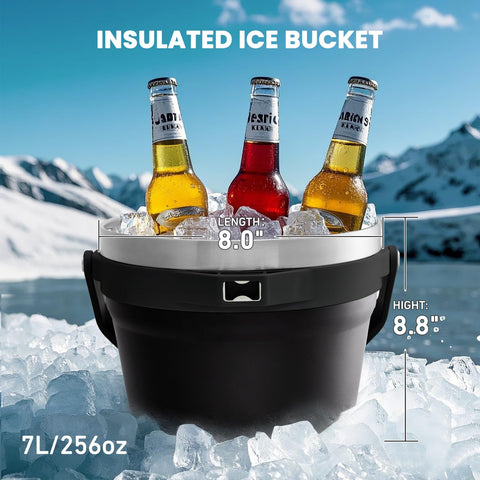 COKTIK 7L bucket holding longnecks, ideal for larger celebrations