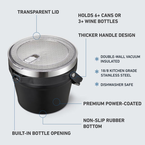 COKTIK 7L close-up stainless steel, durable and rust-resistant for outdoor use