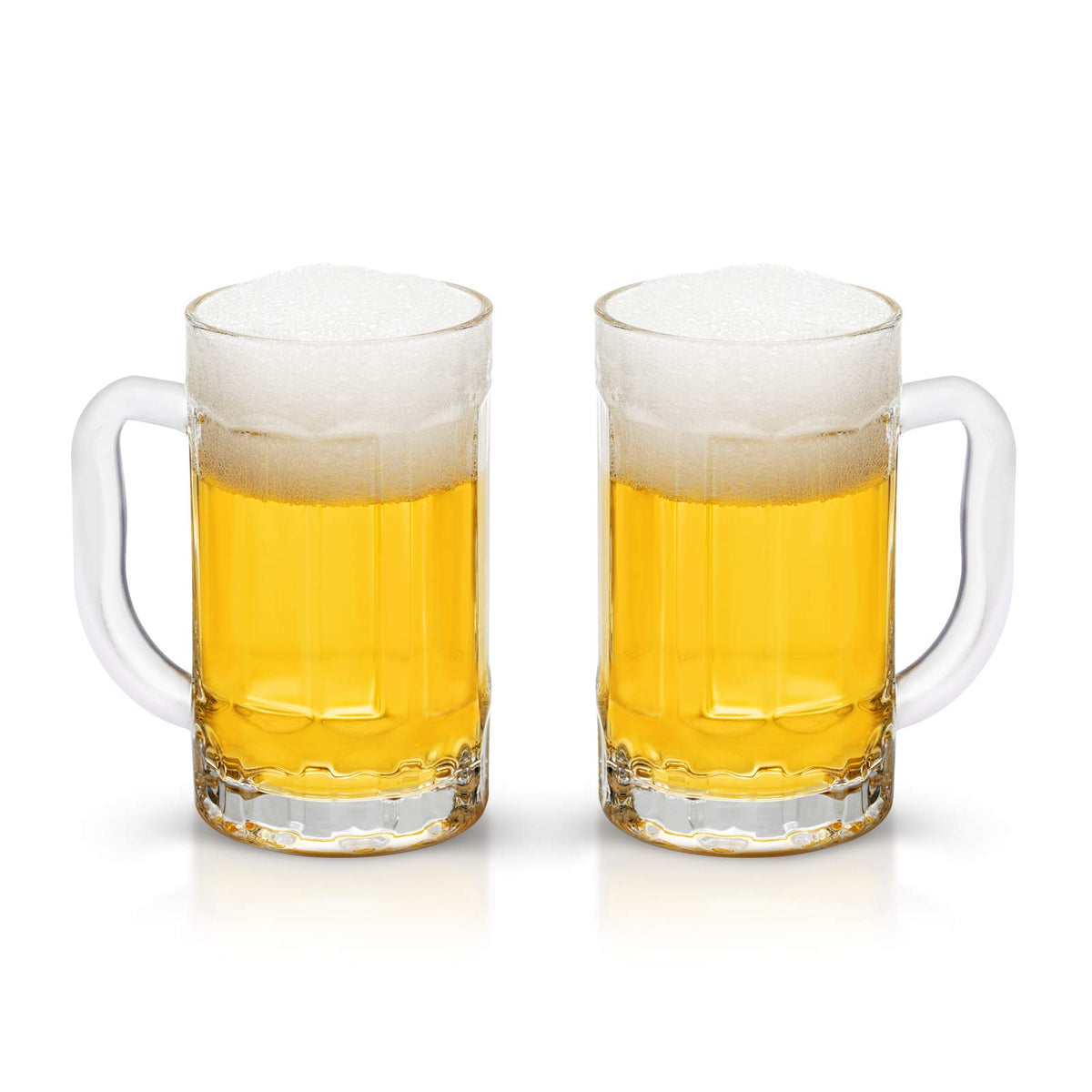 COKTIK beer mug 14oz handle, 2-pack, keeps beer cold and easy to grip.