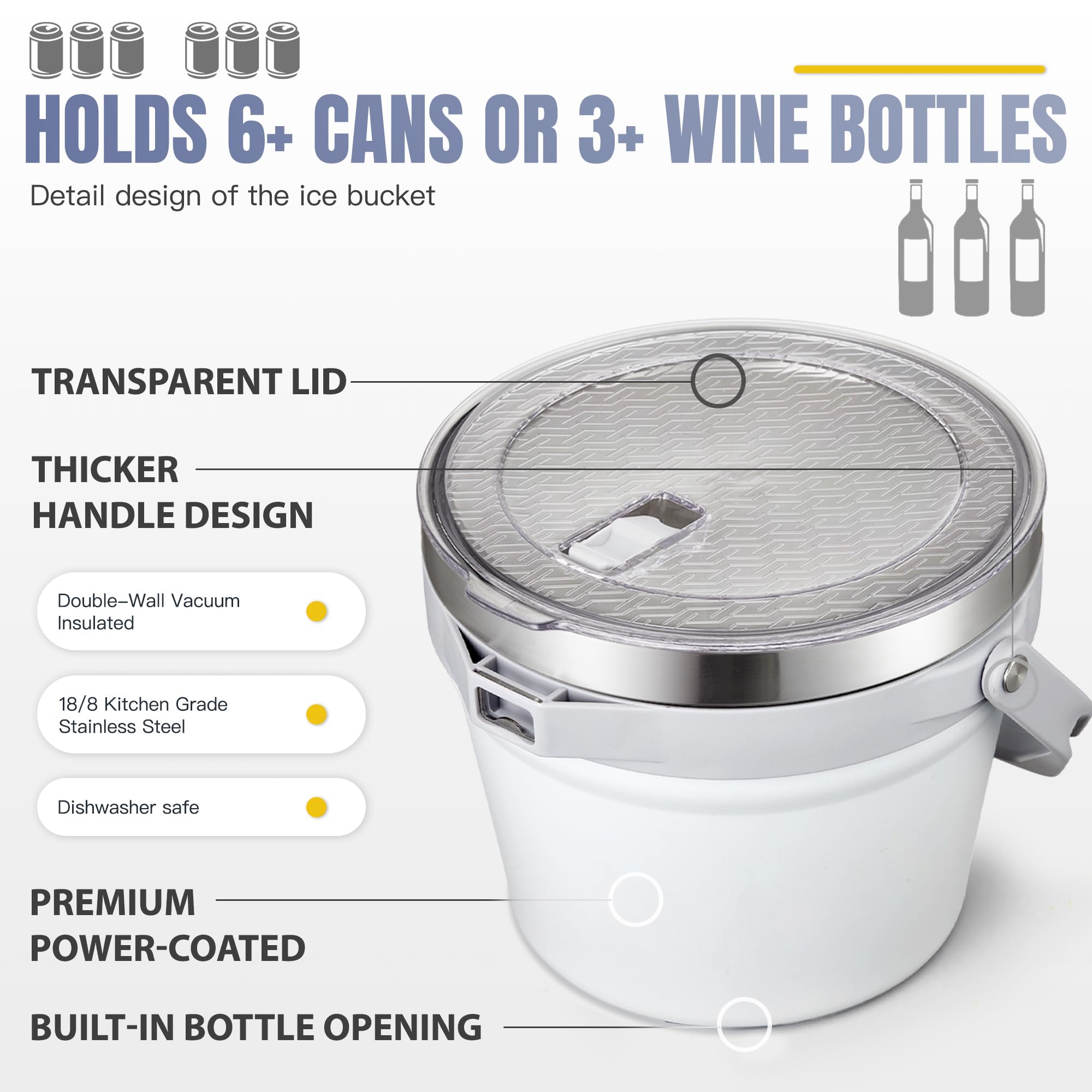 COKTIK front built in bottle opener for outdoor events.