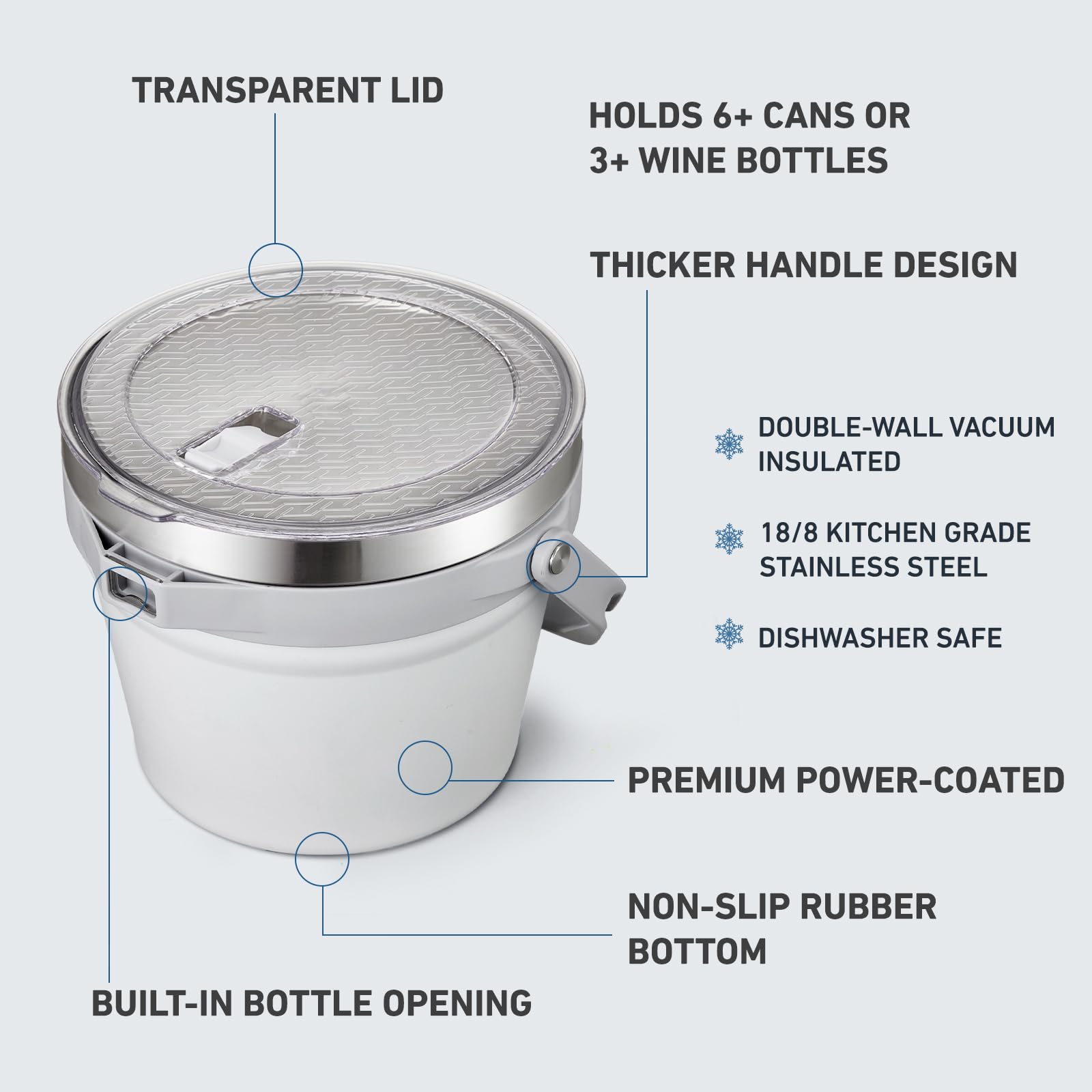 COKTIK keeps ice longer, reducing melt at gatherings