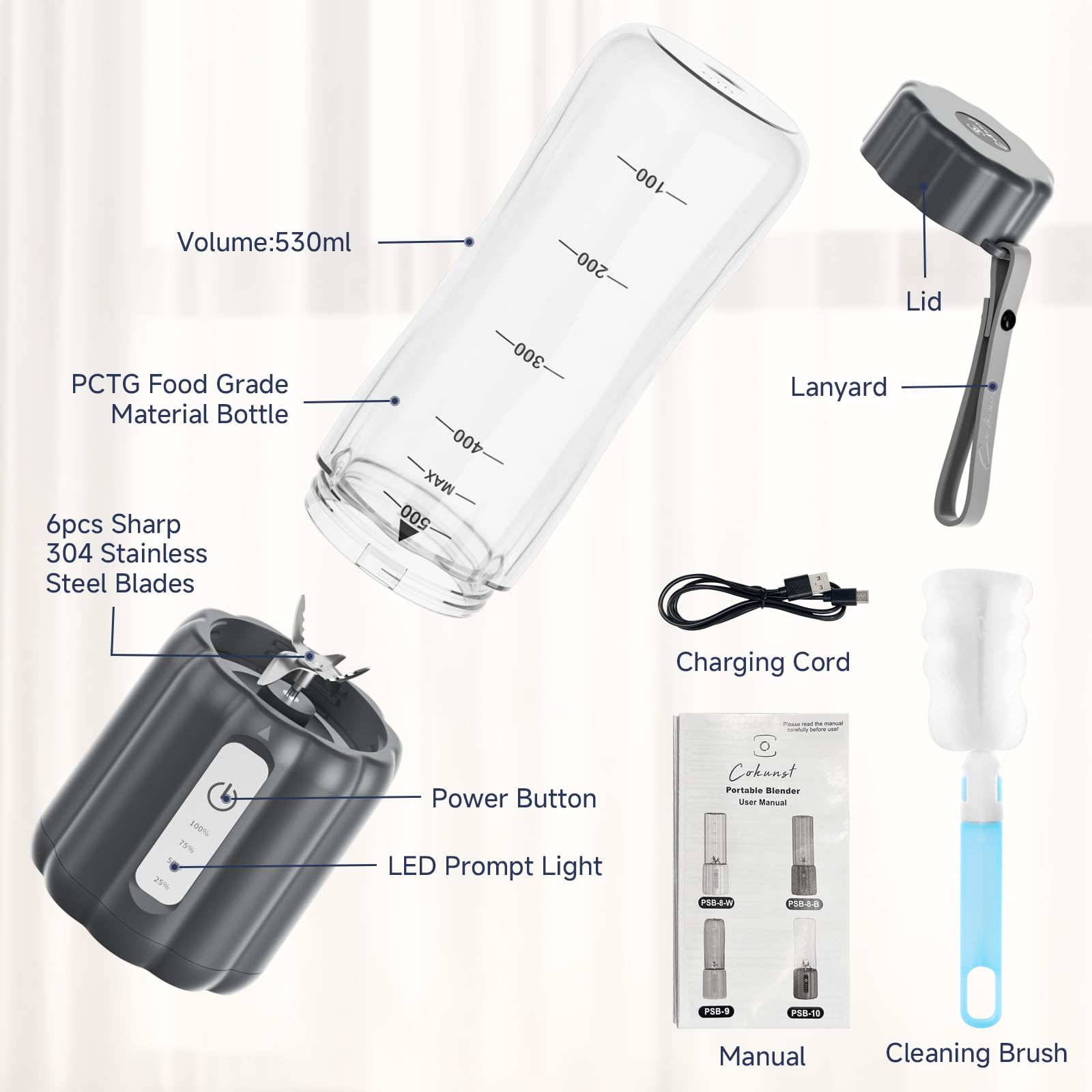 COKUNST detachable design enables easy cleaning after use.