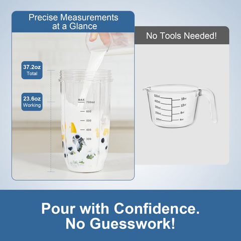 Colarlemo easy-clean cups simplify post-blend cleanup