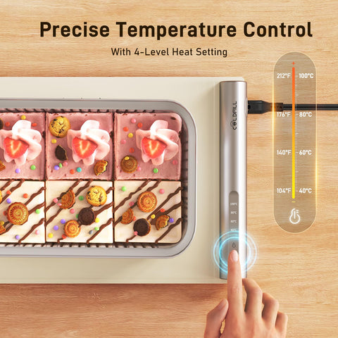 COLDFILL warming mat features a 6-hour timer to maintain temperature