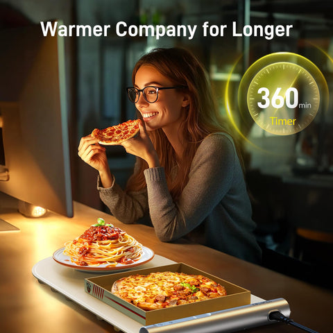 COLDFILL warming mat auto shut-off provides peace of mind during meals