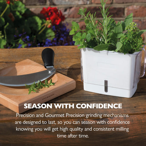 Cole and Mason Fresh Herb Keeper fits neatly in refrigerator shelves