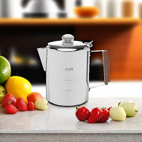 Dishwasher-safe COLETTI Bozeman percolator for easy cleanup
