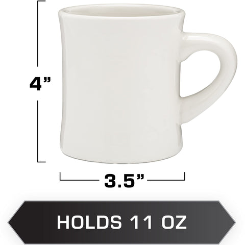 COLETTI vintage diner mug cream ideal for latte art