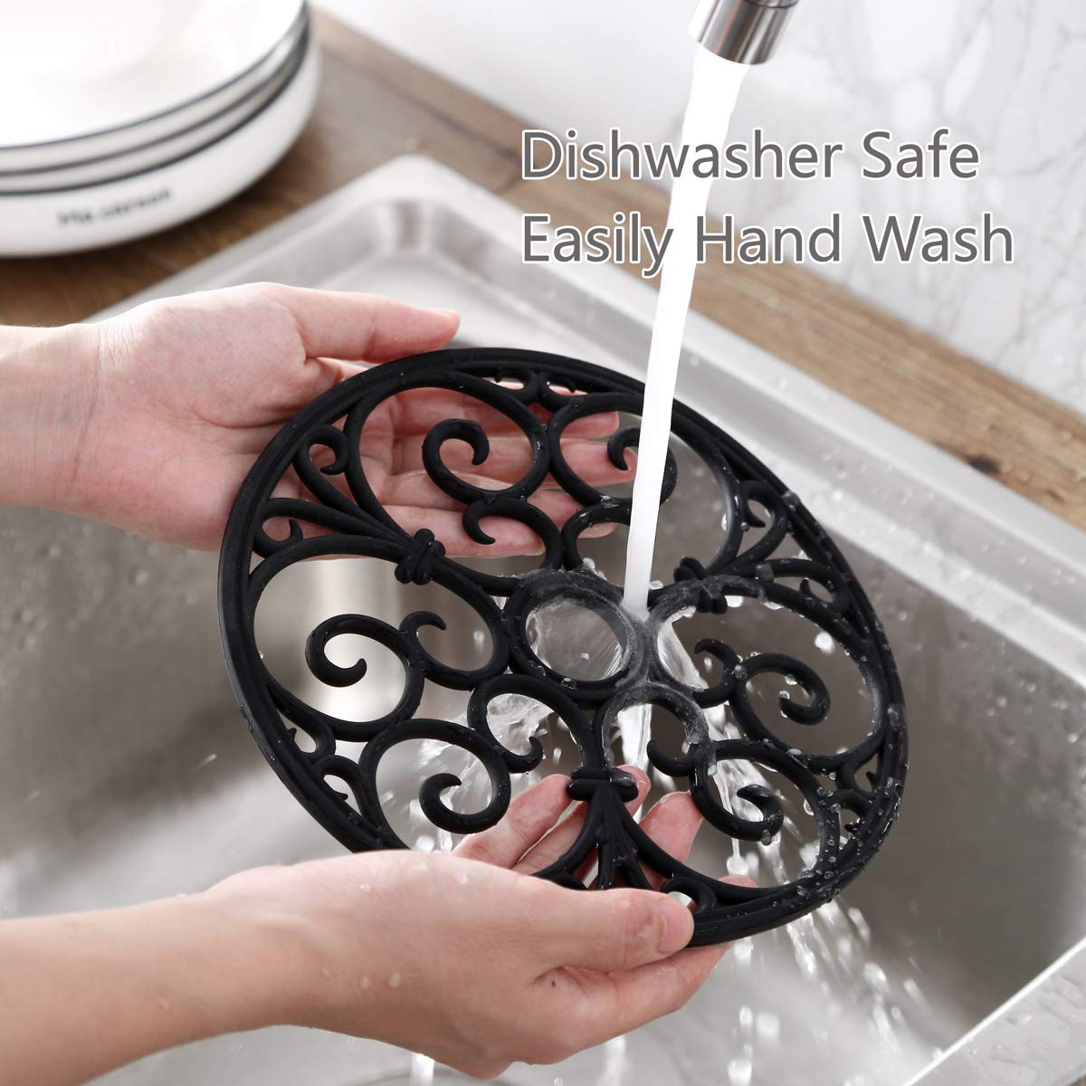Colinda kitchen counter protection trivet keeps surfaces safe from heat and spills