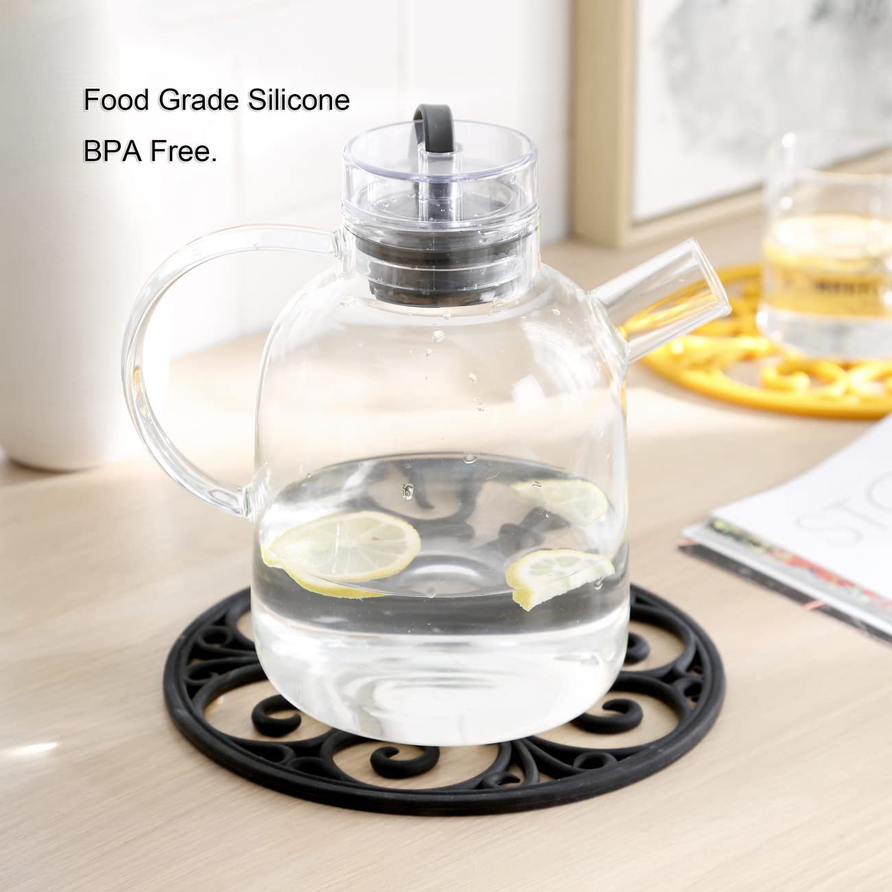 Colinda silicone trivet set 3 design variant 3 adds decorative heat protection