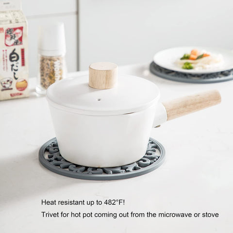 Colinda silicone trivet with high heat resistance up to 482°F for hot dishes